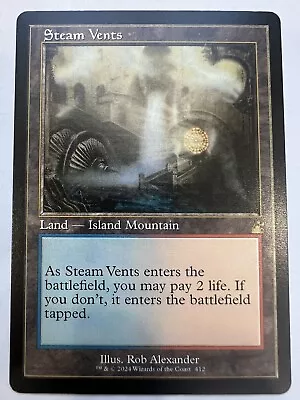 MTG Steam Vents (Retro Frame) Ravnica Remastered NM #3 • $11.61