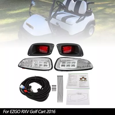 Fit For EZGO RXV Golf Cart 2016 - Now Deluxe Street Legal All LED Light KIT • $74