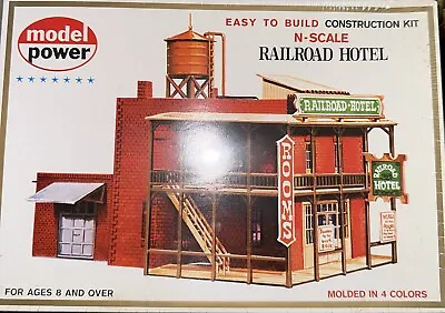 Model Power Railroad Hotel  N Scale Building Kit  #1512 • $16.87