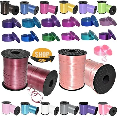 BALLOONS Curling Ribbon HELIUM Birthday Party RIBBONS Color Gift String Decor UK • $1.98