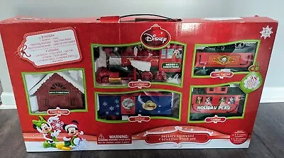 Disney Mickey Mouse & Friends Battery Operated Christmas 28 Pc Train Set TESTED • $129.95