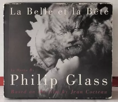 PHILIP GLASS - LA BELLE ET LA BETE 1995 NONESUCH 7559-79347-2 GERMANY 2CD's • $16.30