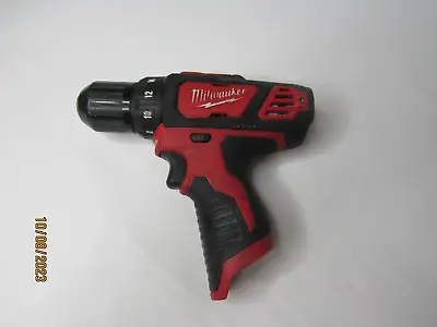 MILWAUKEE 2407-20 M12 12V Cordless Drill Driver 3/8'' Working Baretool • $15.50