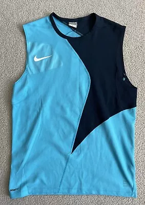 Nike Rafa Rafael Nadal Dri Fit Shirt Sleeveless Tee Youth Size M Great Condition • $69.99