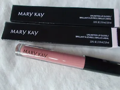 Lot 2 New In Box Mary Kay NUDE BLUSH Unlimited Lip Gloss # 153489 Exp 1/2024 NIB • $19.95