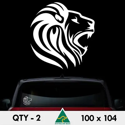 2 X Holden Lion Stickers 104mm Commodore V8 Ute 4x4 Car Window Decal • $6.50