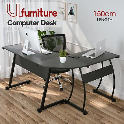 $99.90 • Buy 150cm Computer Desk Corner Table L-Shape Workstation Student Study Home Office