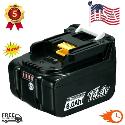 14.4V 6.0AH For Makita 14.4Volt BL1430B Battery Pack BL1440 BL1450 BL1460 NEW • $20.89