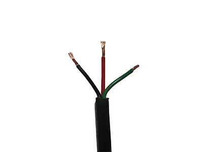 £8.05 • Buy 3 Core Thinwall Automotive DC Cable Round Wiring Loom 11amp 14amp 21amp 25amp