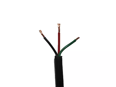 £8.05 • Buy 3 Core Thinwall Automotive DC Cable Round Wiring Loom 11amp 14amp 21amp 25amp