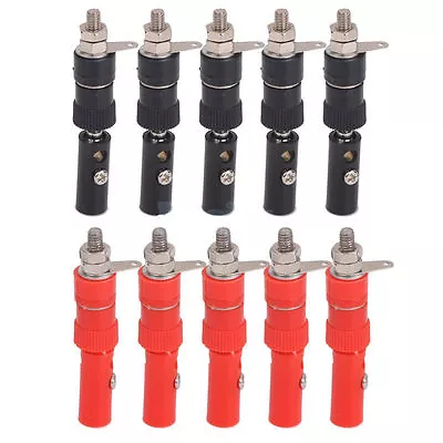 £4.80 • Buy 10X 4mm Binding Post Speaker Terminal Banana Plug Sockets Jack Connectors N B Z'