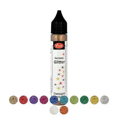 £2.59 • Buy Viva Decor German Glitter Glue Pen 28ml