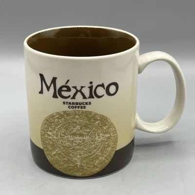 $17.85 • Buy Starbucks Mug Mexico Collectors Series 16 Oz Coffee Cup Global Icon Mayan MO1b