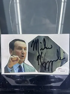 Mike Krzyzewski - Coach K - Duke- NCAA Autograph JSA • $74.99