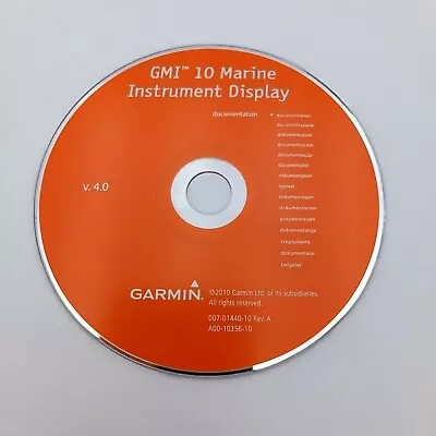 GARMIN GMI 10 Marine Display Instrument Display Documentation  007-01440-10 • $37.99