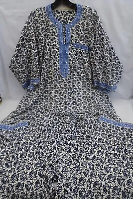 Mens Shirt Top Pant 2 Pc Outfit Set African Clothes Dashiki Veritable Wax Fabric • $31.89