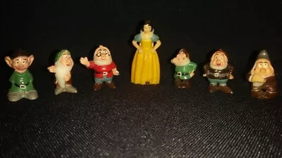 Snow White And 6 Dwarfs Marx Disneykins Figurines In Great Condition • $8