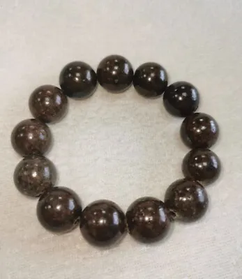Φ16mm Northwest Africa Chondrite Meteorite Beaded Bracelet • $398