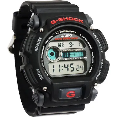Casio DW9052-1V G-Shock 200 Meter Watch Chronograph Resin Strap Alarm • $49.88