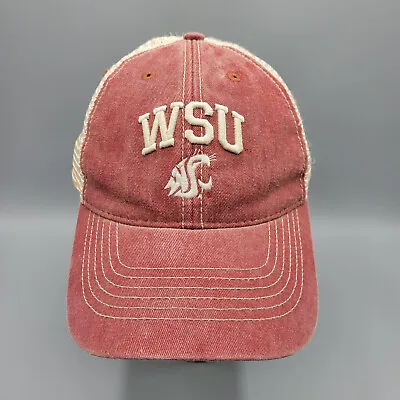 Washington State Cougars Hat Cap Snap Back Red WSU College Sports Adult Mens • $367.29