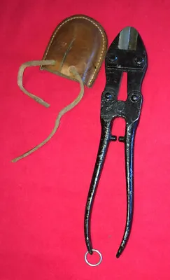 WW2 Era Swedish Military Wire Cutters With Leather Protective Cover Minty • $79