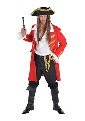 Deluxe Posh PIRATE - Captain Hook / Jack Sparrow - THE FULL LOOK Inc Wig/Hat   • £120