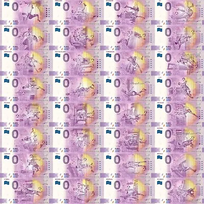 £137.71 • Buy 32 Notes From 32 Countries 0 Euro Limited Qatar Souvenir Banknote Soccer RARE
