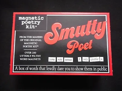 NEW In 2023 SMUTTY POET Magnetic Poetry Kit • $12.95