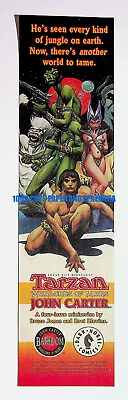 Tarzan & John Carter Dark Horse Comics 1995 + The Mask Print Magazine Ad Poster • $5.99