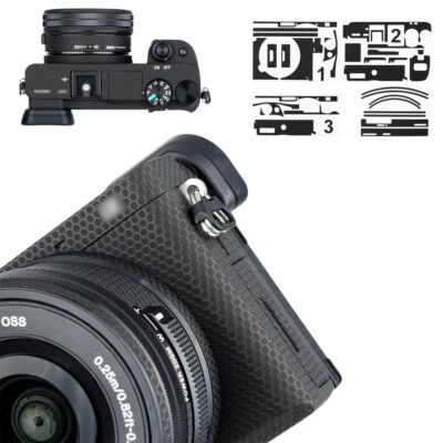 $17.59 • Buy Camera Body Skin Film Cover Protector For Sony A6100 A6400 A6300 + 16-50mm Lens