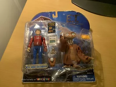 Vintage E.T. THE EXTRA-TERRESTRIAL Interactive ET & ELLIOTT -ToysRUs -Sealed Pkg • $49.99