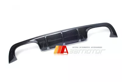 Carbon Fiber Rear Bumper Diffuser Quad Fit For Mercedes R172 SLK Class SLK55 AMG • $313.49