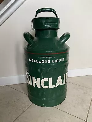 Vintage Sinclair 5 Gallon Oil Can • $35.80