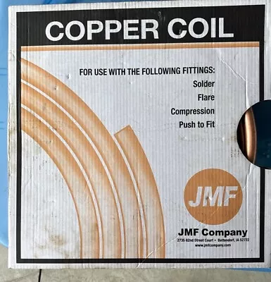 Copper Tubing 5/8 OD 1/2 In. ID X 20 Ft. JMF • $50