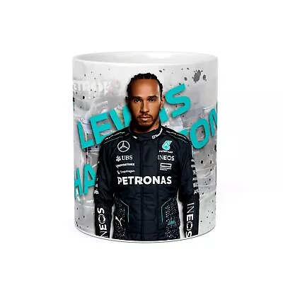 Lewis Hamilton | Mercedes | F1 Season 2024 | Mug 11oz | Glossy Finish • £11.49