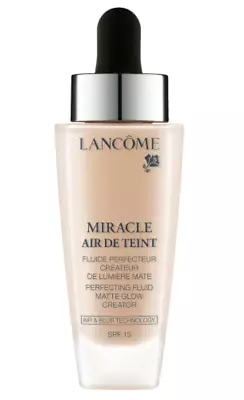 LANCOME MIRACLE AIR DE TEINT Perfecting Fluid Matte Glow Creator Spf15-30ml  ... • £45.59