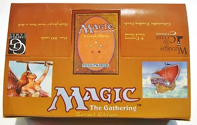 MTG Magic The Gathering EMPTY Revised Booster Box WOC6700 1994 • $89.99