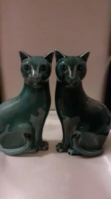 £20 • Buy Vintage Pair Poole Pottery Cats