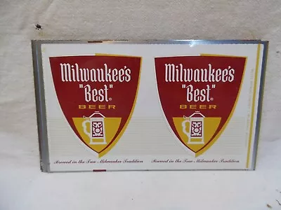Milwaukee's Best Unrolled Beer Sheet~miller Brg.milwaukeewisconsin • $9