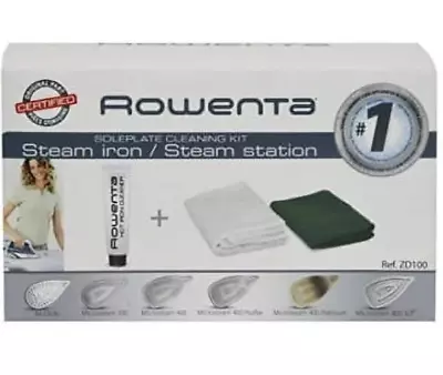 £13.37 • Buy Rowenta Soleplate Cleaner Kit For Steam Irons / Steam Station ZD10 3 Pieces Kit