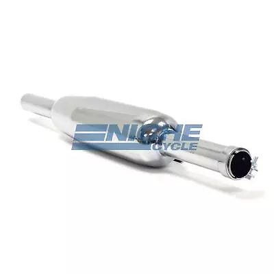 Triumph-Style Universal Extended Muffler Fits BSA Or Norton OE Style Chrome 1.5  • $145.30