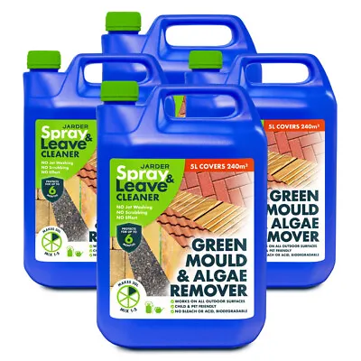 £35.99 • Buy Jarder Patio Cleaner Decking Green Mould Algae Killer Path 20% Stronger Spray