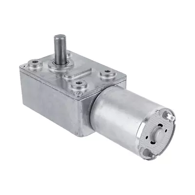 DC 12V 2 RPM Worm Gear Motor Reversible High Torque Turbo Geared Motor With Met • $20.78