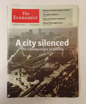 The Economist Magazine September 2005 A City Silenced Hurricane Katrina • $12.74