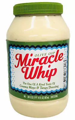 Kraft Miracle Whip Olive Oil Dressing 30 Oz • $9.49