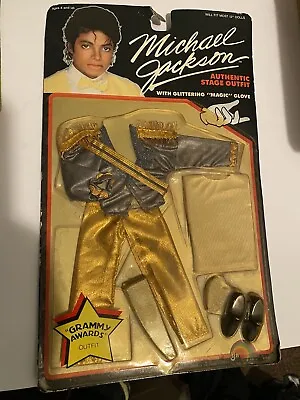 Sealed Vintage 1984 Michael Jackson Authentic Stage Doll Outfit Billie Jean • $50