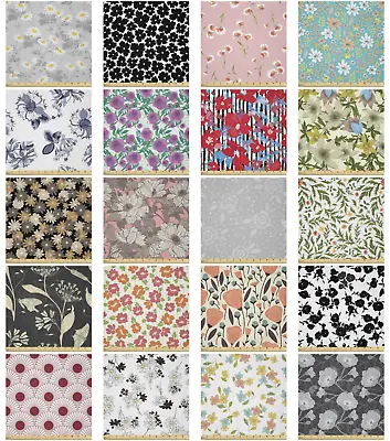 Ambesonne Floral Bunch Microfiber Fabric By The Yard For Arts And Crafts • $129.99