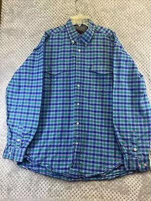 Roper Shirt Men's Large Western Long Sleeve Button Down 100% Cotton Multicolor • $16.88