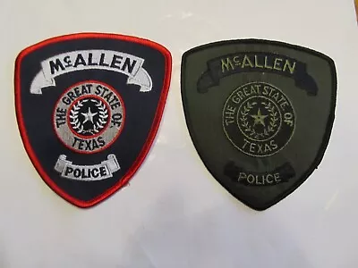 Texas McAllen Police Patch Set • $2