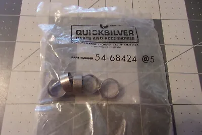 Mercury Quicksilver 54-68424 (5) Fuel Line Clamps 7.5 9.8 1150 1400 1500 1500XS • $14.99